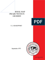 Krakiwsky E.J.-Conformal Map Projections in Geodesy PDF