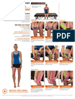 KT Tape Full Knee Support PDF