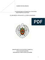 El Argumento Ontol Gico 2013 PDF