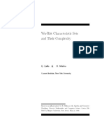 Wu-Ritt Characteristic Sets