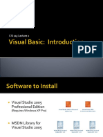 CIS 115 Lecture 2 Visual Studio .NET and .NET Framework