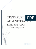 Tests auxiliar administrativo, más de 600 preguntas