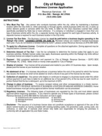 NC Business License