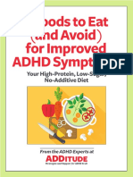 Foods Ot Avoid For Improved ADHD Symtoms