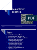 Tema 19 La Población Española