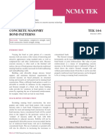 Concrete Masonry Bond Patterns