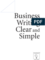 24676799 Business Writing Clear and Simple