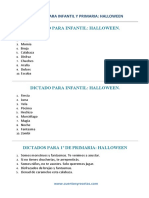 Dictados de Primaria. Halloween PDF