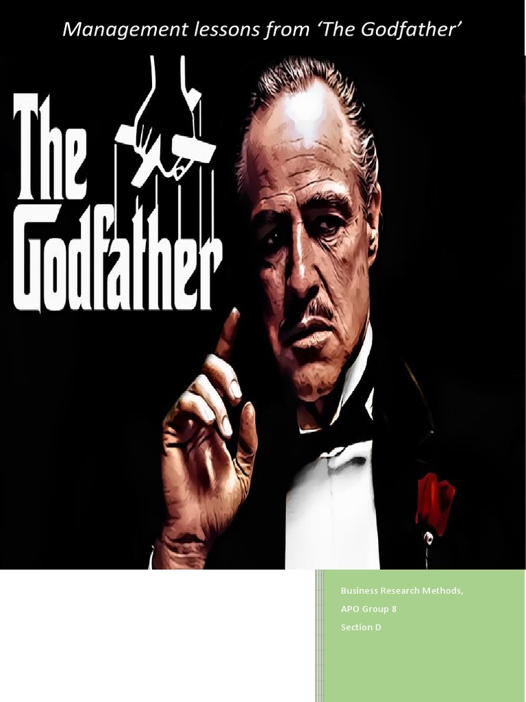 The Godfather PDF Leadership Gang Activity