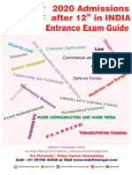 12th Students Entrance Exam Guide 2020