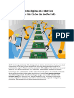 Evolución Tecnológica en Robótica Industrial