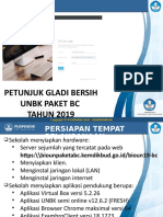 Petunjuk Pelaksanaan Gladi Bersih Unbk PBC-2019