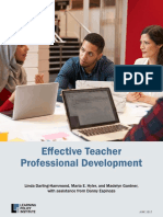 Effective Teacher Professional Development REPORT