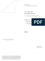 4 - Linz - Las Crisis Del Presidencialismo. Perspectivas Comparativas PDF