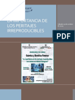 La Importancia de Los Peritajes Irreproducibles