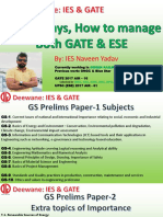 IES Naveen Yadav's GATE, UPSC and Technical Subjects Summary