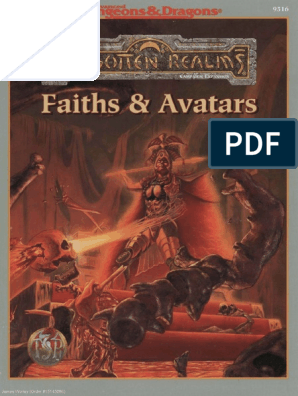 Faiths Avatars 2e Pdf Deities Campaign Settings