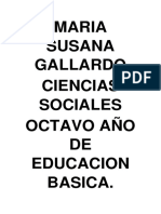 Ciencias Sociales Octavo Año.