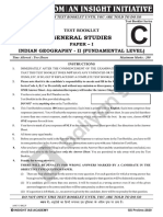 Baliyans-Test 6-Indian Geography - II (Fundamental Level)