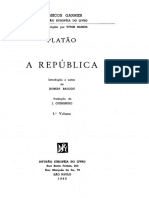 Platão A República Volume I PDF