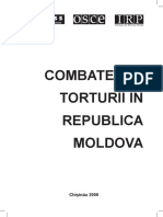 Combaterea Torturii În Republica Moldova 2006 PDF