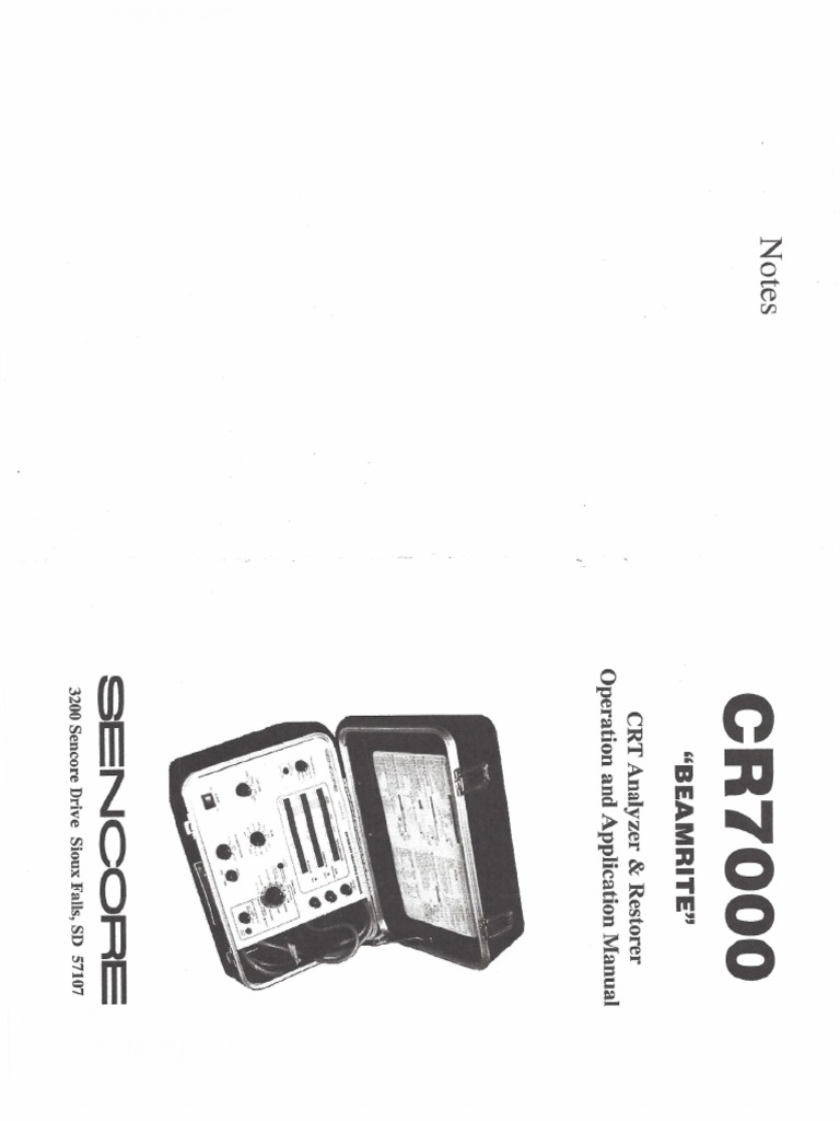 CRT-550 Testantworten