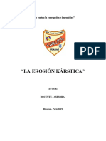 Erocion Karstica