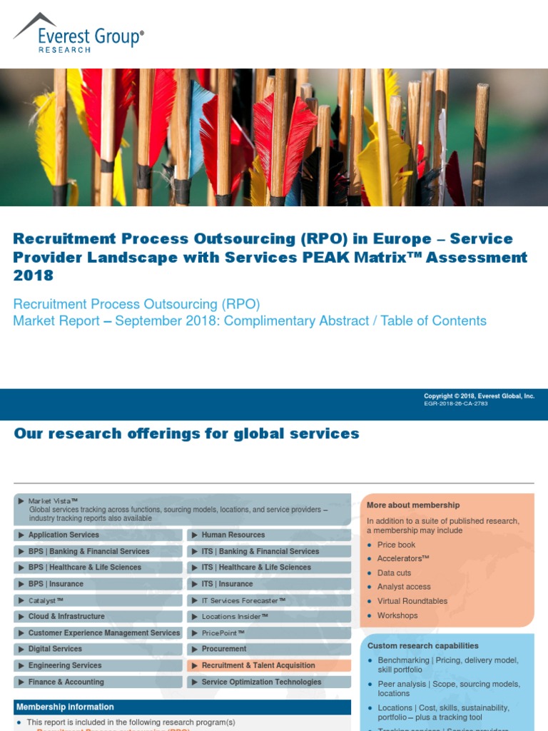 Everest Group - RPO Europe - Services PEAK Matrix Assessment 2018 - CA ...