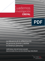 Cuaderno Investigación. La Relevancia de La Alfabetización Blazich