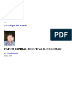 FATUM ESPIRAL EOLUTIVA D. NEROMAN - Astrologos Del Mundo