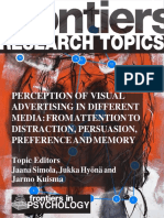 Perception of Visual Advertising in Different Media