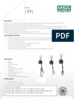 Ficha Proveedor Retractil Msa PFL 3 Mts Cinta Gancho Chico 36cs 111842