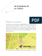 Creación de Timelapses de Sentinel Con Python