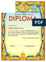 Diploma Laboriosidad