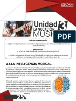 Unidad 3 La Vocación Musical