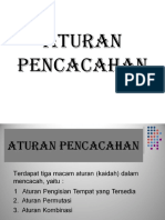 Aturan Pengisian Tempat S