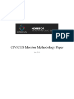 Civicus Monitor Methodology Paper