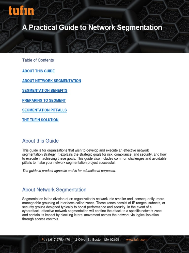 Network Segmentation White Paper PDF | PDF | Computer Security | Security