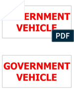 Government Vehicle