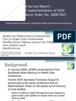 HCWH Sea - Dohao21 Hospital Compliance Report - 25november10