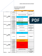 jadwal gastro 2018 2019 yang perubahan