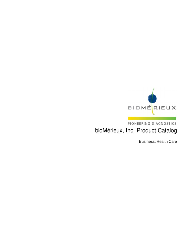 bioMérieux Product Catalog Overview | PDF