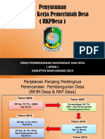 Paparan Penyusunan RKPDES