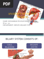 Anatomy of Biliary System