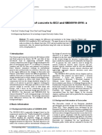 Structural design of concrete to EC2 and GB50010-2010