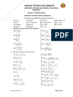 Operaciones Con Fracciones Algebraicas PDF
