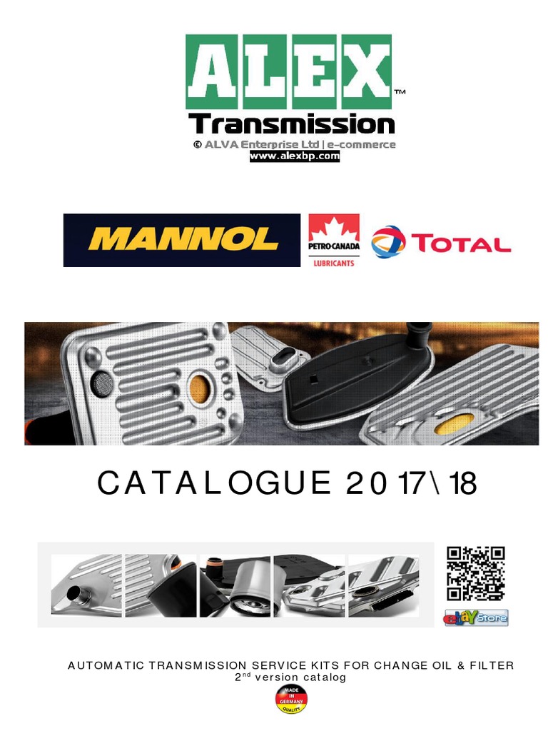 +++ALEX Transmission Catalog First.pdf Motor Vehicle Manufacturers