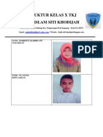 Struktur Kelas X TKJ SMK Islam Siti Khodijah
