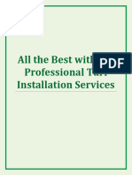 All The Best With The Professional Turf Installation Services