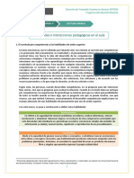 Actividades e Interacciones Pedagogicas en El Aula